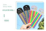 160 unidades de cintas adhesivas transparentes para resaltar, extraíbles, Morandi Neon, notas adhesivas transparentes, útiles escolares y de oficina.
