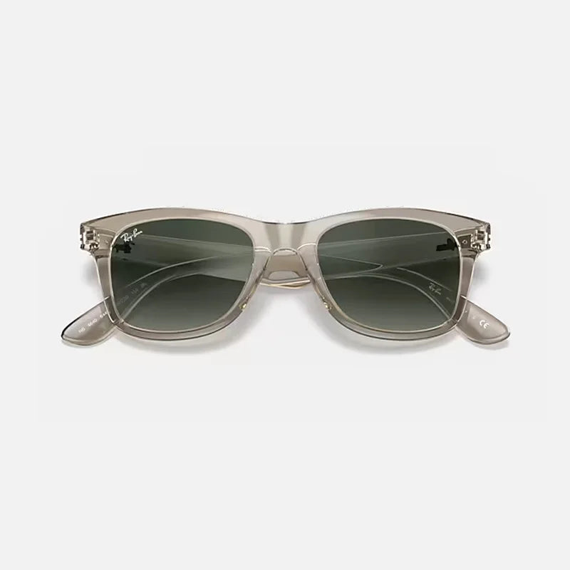 Ray-Ban Original Light Havana 4640F Square Sunglasses Glass Lenses, Polarized Eyewear in box