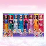 2026 New Arrival Frozen 2 Princess Dolls Set, 30cm Movable Joint Elsa Anna Action Figures, Best Gift for Girls Birthday