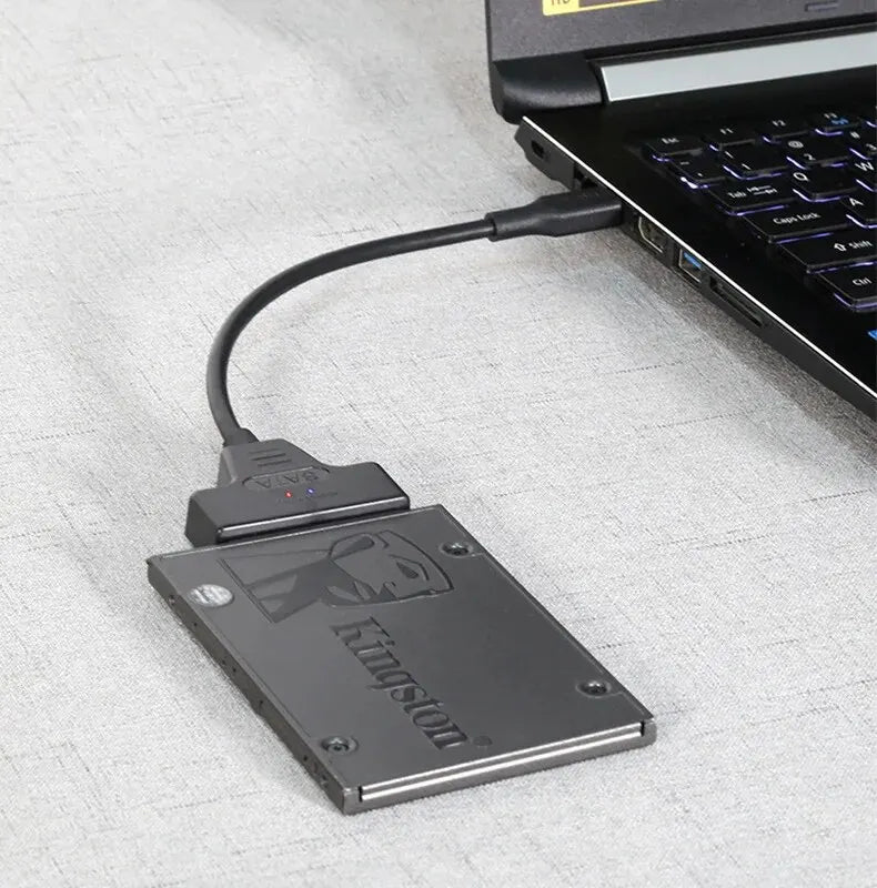 2.5 Inch Hard Disk Adapter Cable USB Easy Drive Cable Hard Drive Easy Drive Line SATA 22 Pin String Oral Line