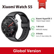 Smartwatch Xiaomi Watch S5 (Versão Global) – Tela AMOLED de 1,48", bateria com 21 dias de duração, monitoramento de saúde 24 horas e mais de 150 modos esportivos.