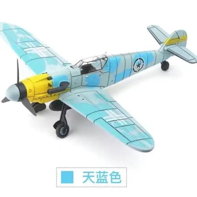1/48 Scale WWII AirForce P-40 Tomahawk Military Flying Tigers P51 MUSTANG F4U BF109 Fighter Model Collection DIY Puzzle Toys