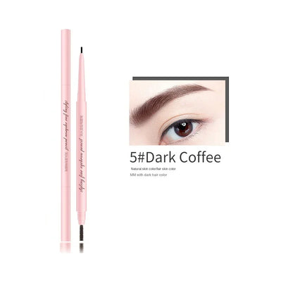 1Pc Ultra Fine Double-Ended Eyebrow Pencil Waterproof Sweat-proof Long Lasting Professional Eye Makeup for Women Wholesale 1.5mm