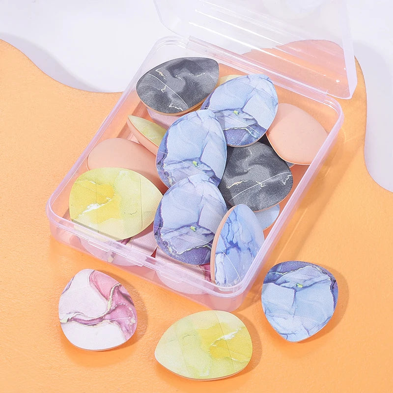 5/10/20Pcs Mini Finger Sponge Puff For Makeup Foundation Powder Detail Face Concealer Cream Blend Cosmetic Sponges Accessories