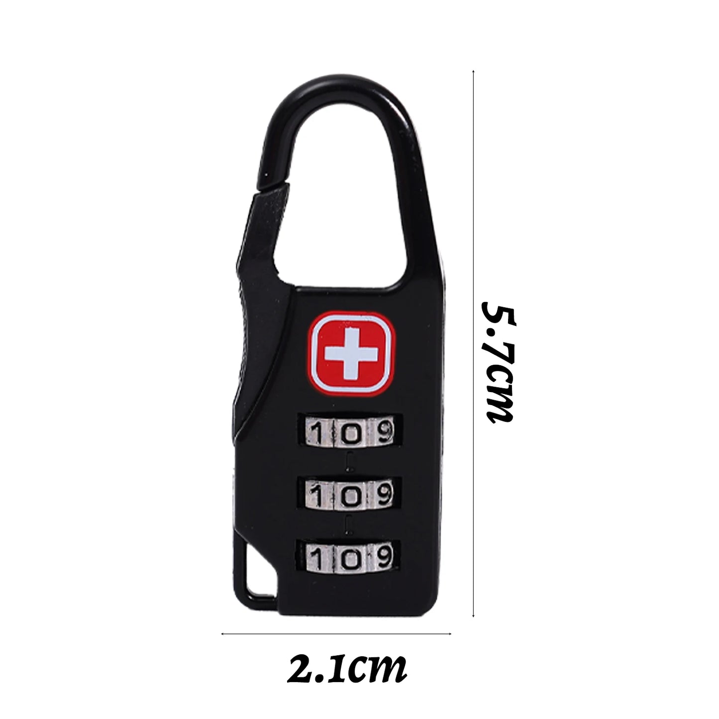 5/1pcs Mini Portable Suitcase Password Locks Anti-theft Lock Buckle Convenient Bag Cabinet Lock Student Dormitory Door Locks