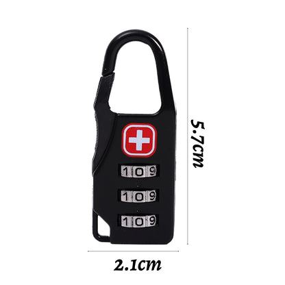 5/1pcs Mini Portable Suitcase Password Locks Anti-theft Lock Buckle Convenient Bag Cabinet Lock Student Dormitory Door Locks