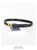 1Pcs Women's Retro Belt Alloy Buckle Fashion Belt Casual Jeans Belt High End Long Skirt Pants Belt