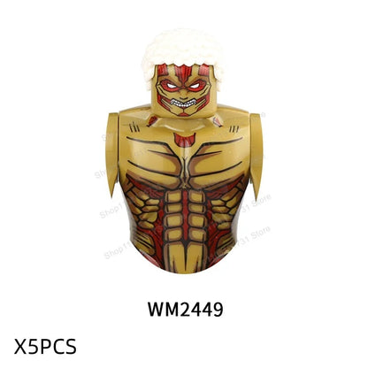 Movie Game Mini Action Figures Big Size Building Block Mecha Assembled Accessories Figure Building Block Toy For Children Gifts