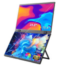2025 15.6 Dual Screen 1920*1080P 60Hz Touch/Non-Touch Portable Monitor IPS Low Blue Light Eye Protection 360° Folding Drive-free