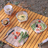 Outdoor Lightweight Folding Tableware Portable Bowl Dinner Plate Coffee Filter Funnel Water Cup Multi-purpose Camping Tableware