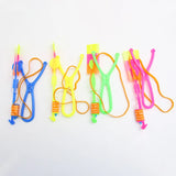 Amazing Light Toy Arrow LED Light Toys Outdoor Party Fun Gift Rubber Band Catapult Glow In The Dark Rocket Helicopter Flying Toy