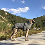 Reflective Pet Dog Outdoor Jacket Pet Coat Vest Winter Warm Reflective Cotton Dogs Clothing for Large Middle Dogs  Labrador