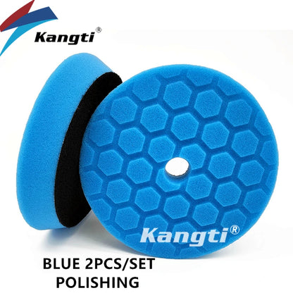 5 (125mm)/6 (150mm) Inch Car Waxing Buffing Pad Germany Foam Polishing Disc Auto Care Repair Tools Wax Pads for Car Detailing