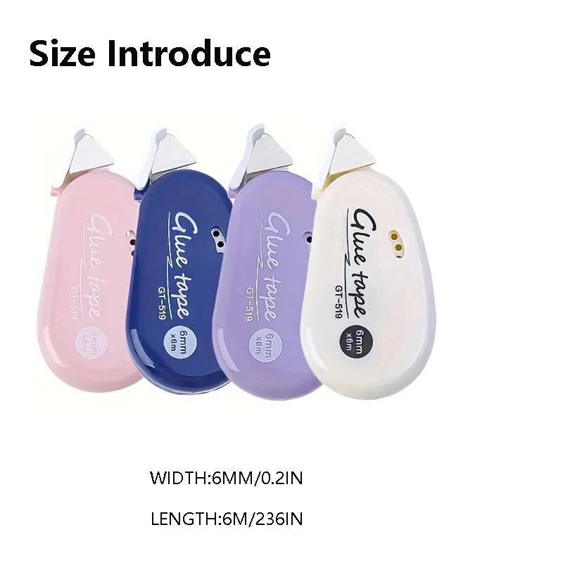 6mm 6m Double Sided Adhesive Dots Glue Tape Scrapbooking Collage Photo Journaling Crafts For Office Supplies School Stationery