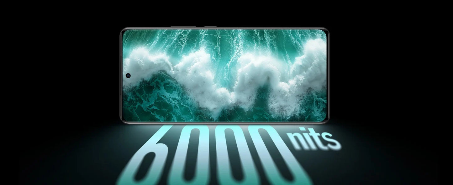 Global Version realme GT 6T 5G Smartphone 6000nit Hyper Display 120W SUPERVOOC Charge Snapdragon 7+ Gen 3 5500mAh Battery 50MP