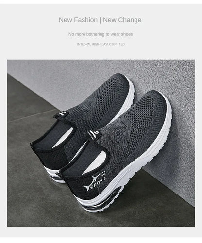 Men's summer shoes 2025 new lazy shoes breathable mesh casual sports shoes man comfortable cheap shoes clearance free shipping