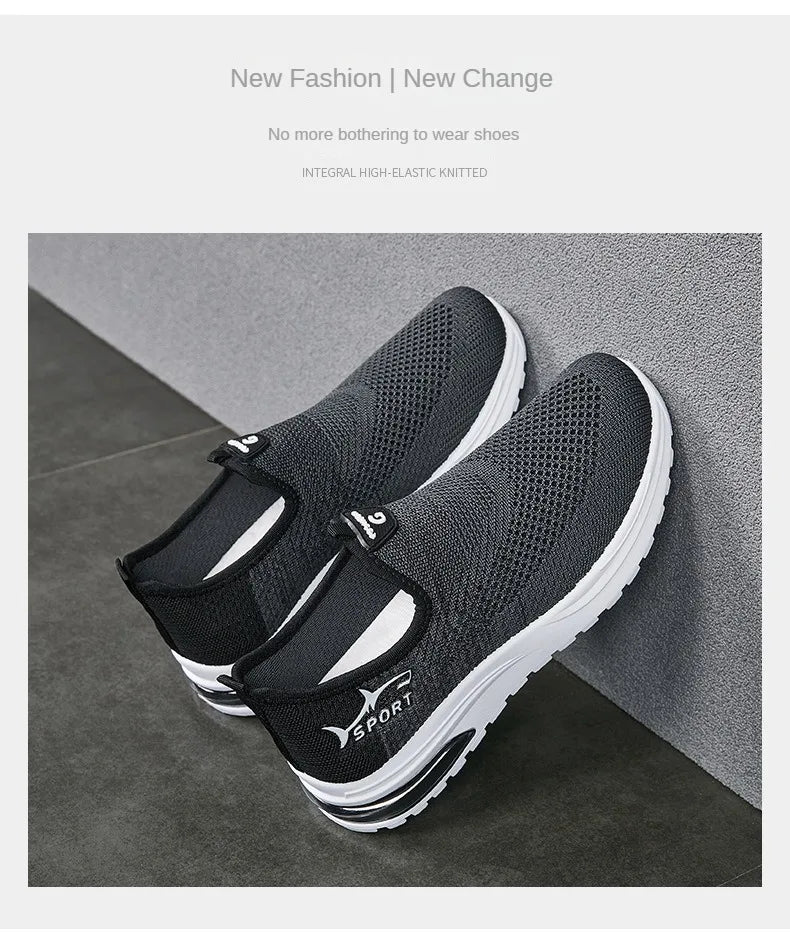 Men's summer shoes 2025 new lazy shoes breathable mesh casual sports shoes man comfortable cheap shoes clearance free shipping