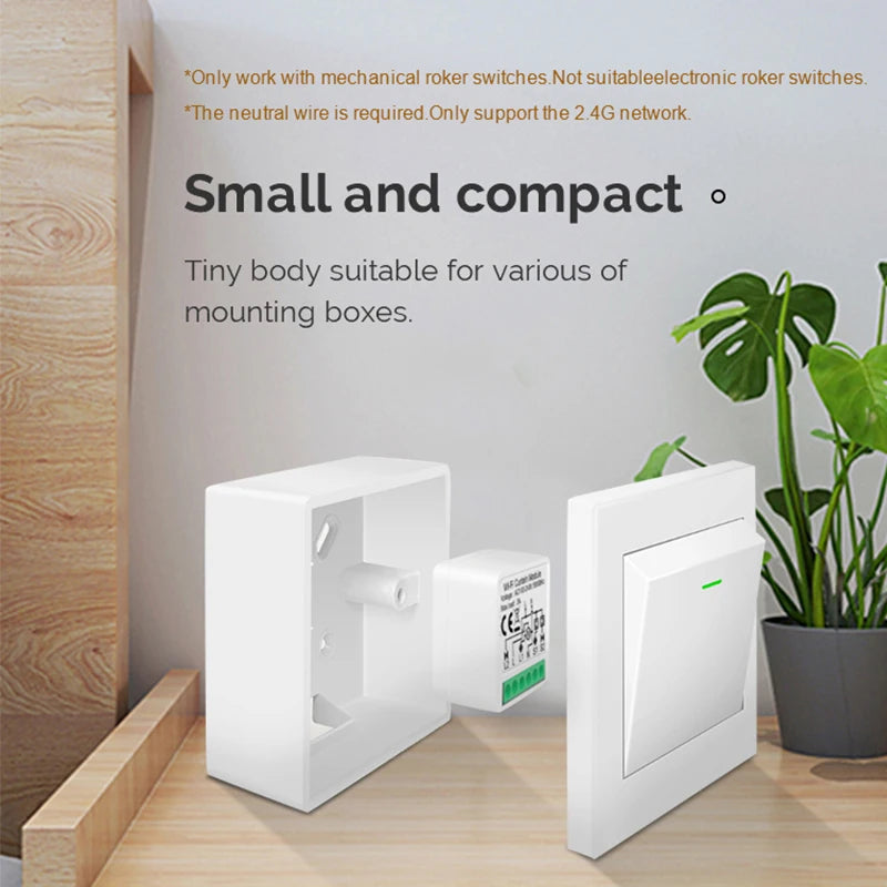 Módulo interruptor de cortina inteligente wifi para persianas tuya/smartlife controle remoto diy compatível com o google casa alexa controle voz