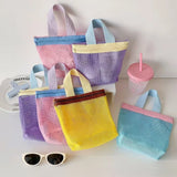 Soft Color Makeup Bag with Drain Holes Large Shower Organizer Travel Essentials