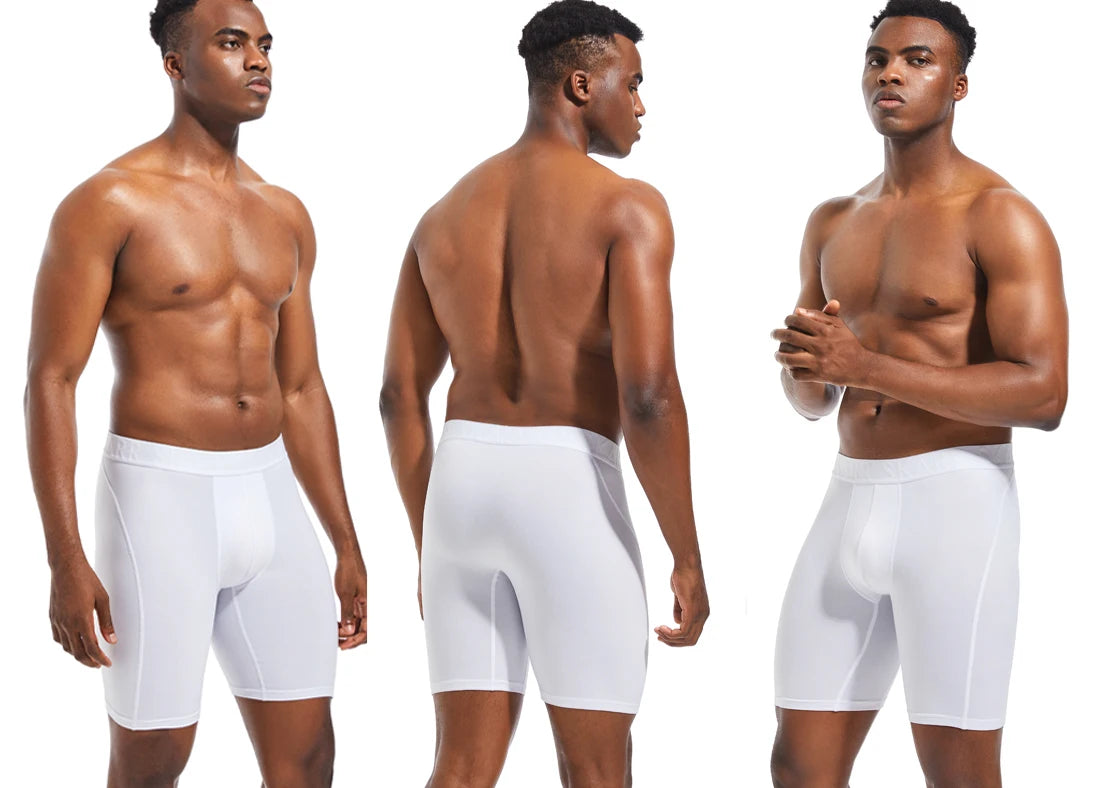 long Men's panties Sports Leggings boxershorts mens polyester underwear man boxers shorts Quick-drying boxer for men underpants