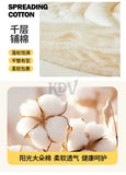 100% Cotton Filled Super Soft Autumn Winter Quilt Lightweight Fluffy Warm Duvets Core Grade A Comfort Quilted Double Comforter