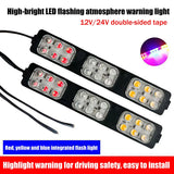 1PCS Truck LED Light Side Flashing Warning Emergency Indicator Lamp For Van Truck Motorcycle Pickup Offroad Decor Accessories