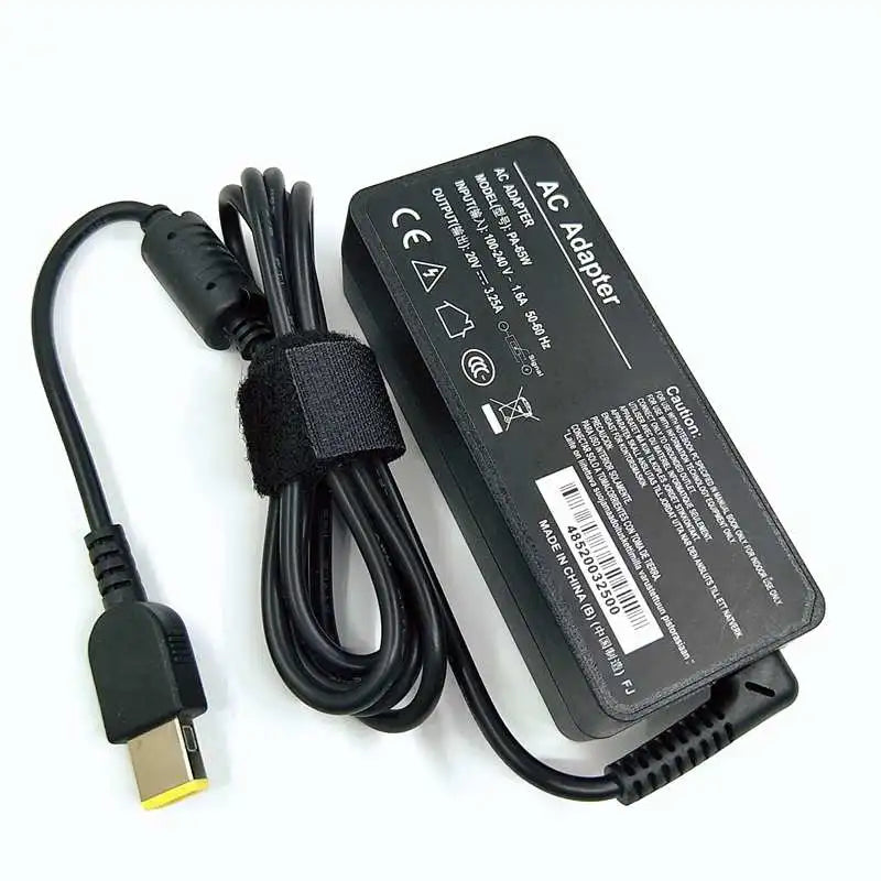 65W 20V 3.25A  USB AC Laptop Charger Power Adapter For Lenovo Thinkpad X301S X230S G500 G405 X1 Carbon E431 E531 T440s