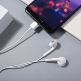 Vivo 3.5MM Usb Type C Earphone In Ear Wired Headset Hifi Sport Earbud With Mic For Vivo X80 X70 Pro iQOO 7 8 Pro X27 X23 S16 S15