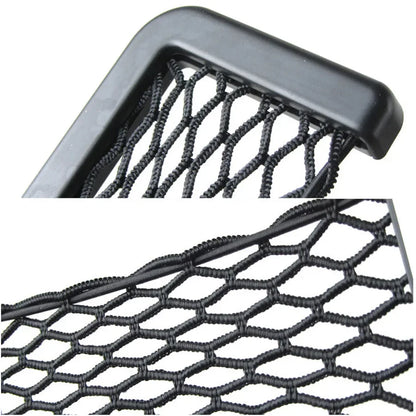 Car Organizer Mesh Storage Bag Net Pocket Mobile Phone Holder Auto Accessories Multi Function Car Storage Net Pocket