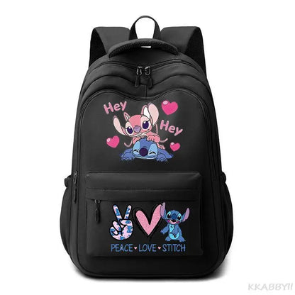 New Stitch Backpack Boys Girls Printe Teens Laptop School Bags Cartoon Anime Women Men Travel Mochila Escolar