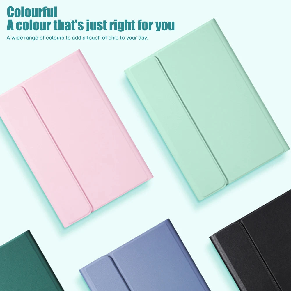 For iPad 5th Gen 2017 6th Gen 2018 9.7inch Case, Bluetooth keyboard case for iPad Air 1st 2nd Pro 9.7inch