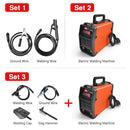 Portable Welding Machine 220V Digital Display LCD Hot Start Welding Machines 300A ARC Welder Machine with Electrode Holder Wire