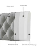 Backrest Soft Bag Bed Headboards for Hotel Headboards American Flannel Cloth Skin-Friendly Light Luxury Household Bed Headboards