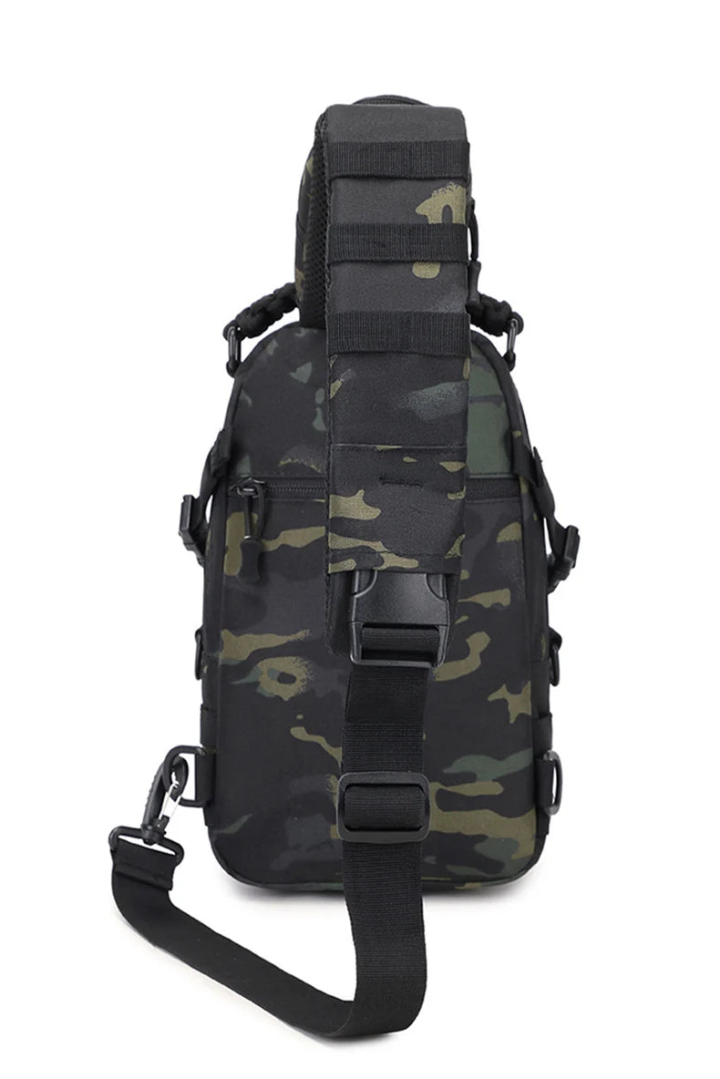 Camping Chest Bag Tactical Backpack for Men Sport Shoulder Outdoor Hiking Climbing Cycling Fishing Travel MOLLE Sling Fanny Pack