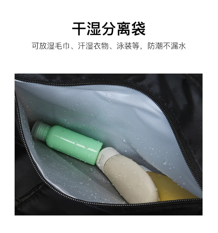 Oxford Leaves Large Capacity Travel Tote 2026 New High Quality Durable Bags Portable Daily Commute Versatile Travel Bags