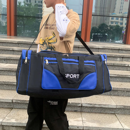 Oxford Fitness Bag Large Capacity Yoga Sports Backpack Waterproof Multifunctional Adjustable Shoulder Strap for Outdoor Football