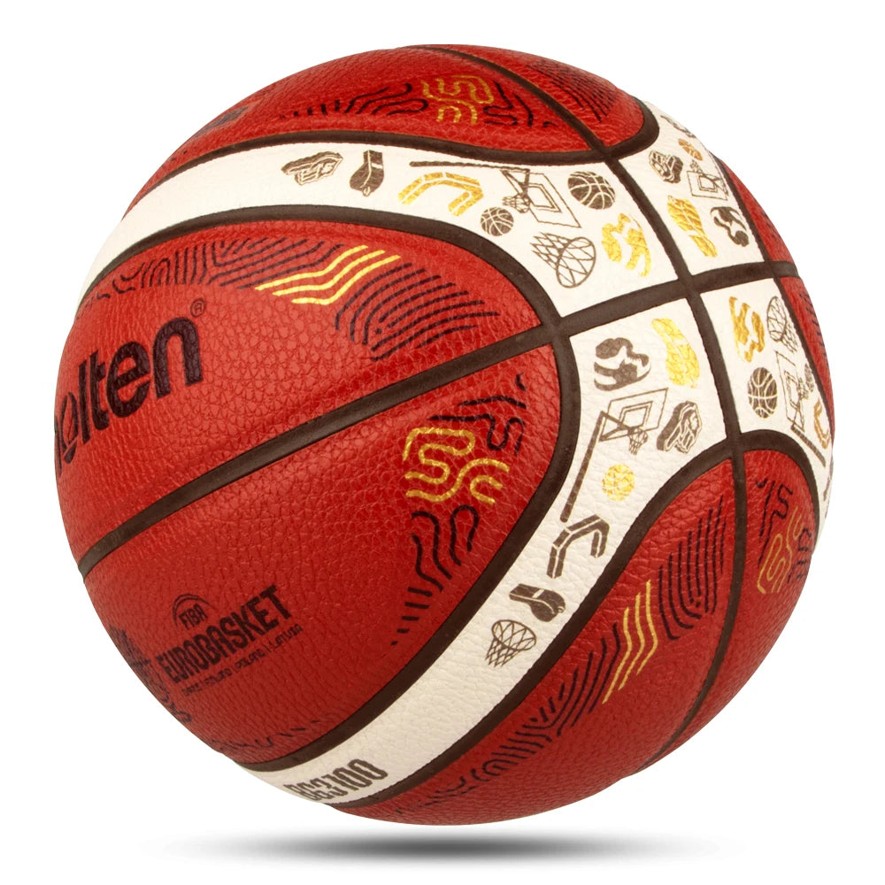 2025 Molten Basketball Official Size 7/6/5 PU Material Indoor Outdoor Men Ball Training Match Game Team Original Baloncesto