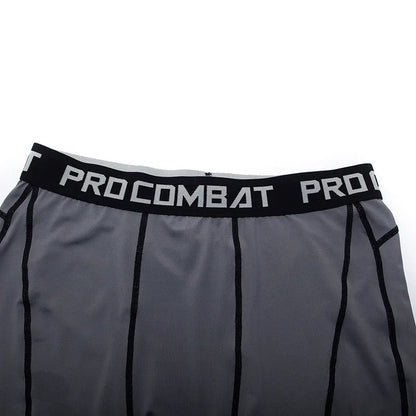 Men Bodybuilding Shorts Fitness Workout Inseam Gym Knickers Male Muscle Alive Elastic Compression Tights Skinny Leggins Hombre