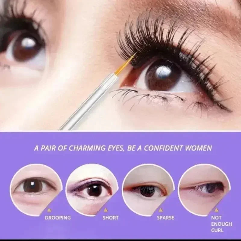 Suero para el crecimiento rápido de pestañas en 7 días, tratamiento de extensión de maquillaje fuerte para el crecimiento de cejas y pestañas, productos para el cuidado del espesor.