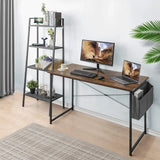Homfa Desk Computer PC Desk Laptop Table Home Office School  Work Desk Stable with Organizer 100 x 50cm