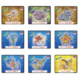 100/160pcs Pokemon Tazos 1st/2nd Generation Strokes Box 3D Round Square Collection Cards Album Trainer Pogs Cheetos Chipitaps