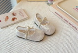2026 Summer Kids Shoes Girls Sandals Lace Floral Princess Shoes Children Soft Sole Flat Party Dress Breathable Shoes