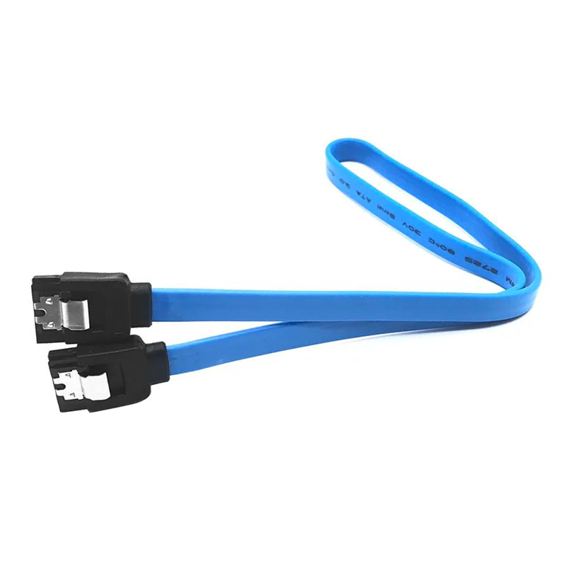 Cable de datos serial para disco duro de estado sólido Sata 3.0 de 40/50 cm, 6 Gb/s, multiespecificación, flexible, de transmisión rápida.