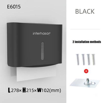 interhasa! Toilet Paper Towel Dispenser Toilet Paper Holder Hand Towel Dispenser Tissue Dispenser Luxury for Bathroom Kitchen
