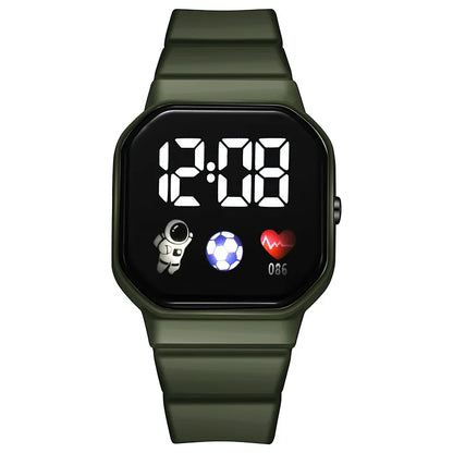 Kids Watch Sport LED Digital Watches Spaceman Silicone Strap Waterproof Electronic Wristwatch for Children Boys Girls Gifts