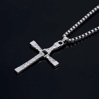 Fast and Furious 6 7 hard gas actor Dominic Toretto / cross necklace pendant,gift for your boyfriend