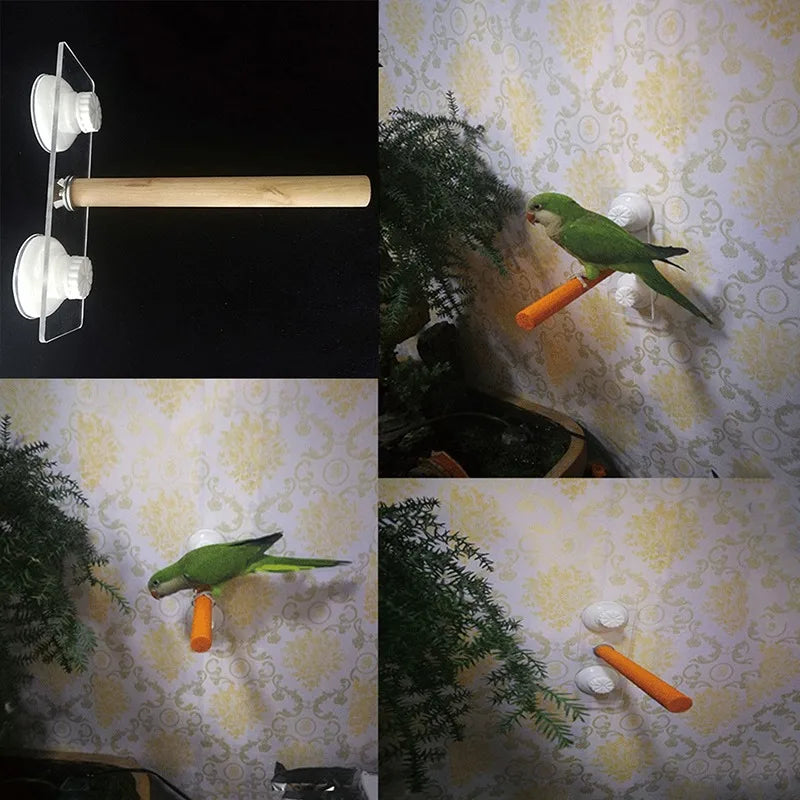 10/14/20//25cm Parrot Pet Raw Wood Hanging Stand Rack Toy Parakeet Hamster Branch Perches Bird Cage Accessories