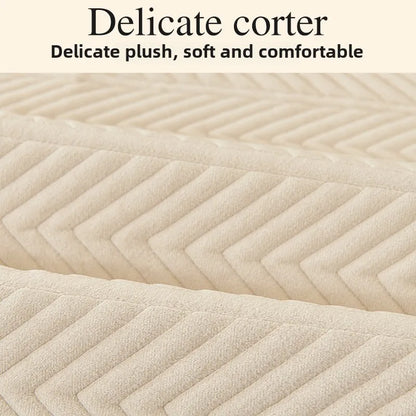 1PC Velvet Thicken Sofa Seat Cover Nordic Universal Sofa Cushion Slipcover Anti-slip L Corner Couch Towel Mat for Living Room