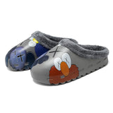 Pantuflas de felpa para hombre, suaves, cálidas y cómodas, de algodón para interiores y el hogar, a la moda para invierno. 