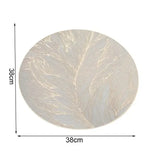 Placemats Set of 1/4Pc Light Luxury Placemat Table Mat Wide Application PVC Table Decor Round Protector Mat Heat Resistant Pad
